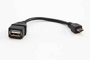 OTG kábel Micro-USB (apa) USB (anya)